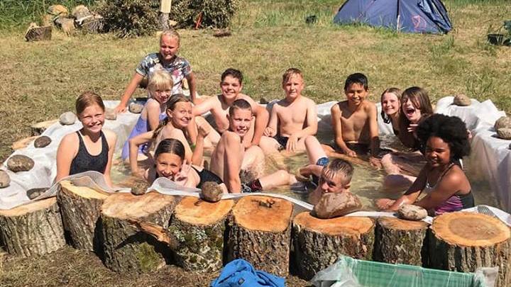 Primitiv pool - Sommerlejr på Læsø 2018 